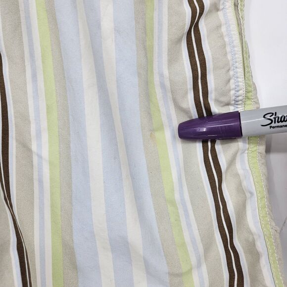 Vilebrequin Swim Trunks Mens XXL Striped Shorts No Liner‎ Multiple FLAWS - Picture 4 of 16